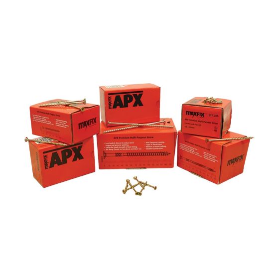 APX Premium Multipurpose Csk Pozi Chipboard Screw YZP - Box of 200