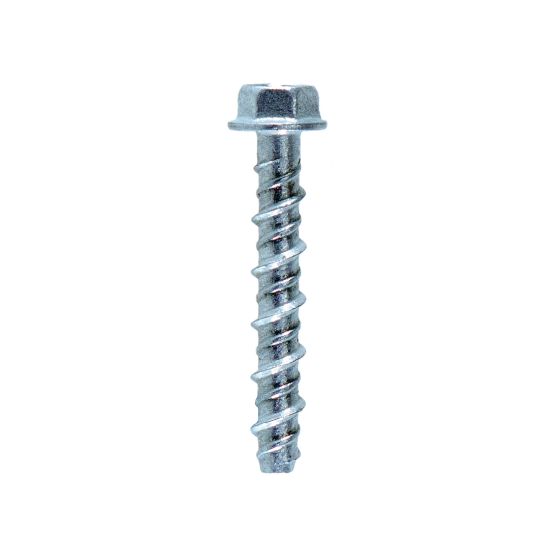 Ankerbolt - Hexagon Flange Head- Zinc Plated and Clear Passivated - 6mm x 30mm - Box of 100
