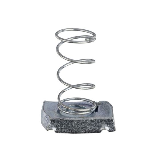 Long Spring Channel Nuts BZP - M12 - Box of 100