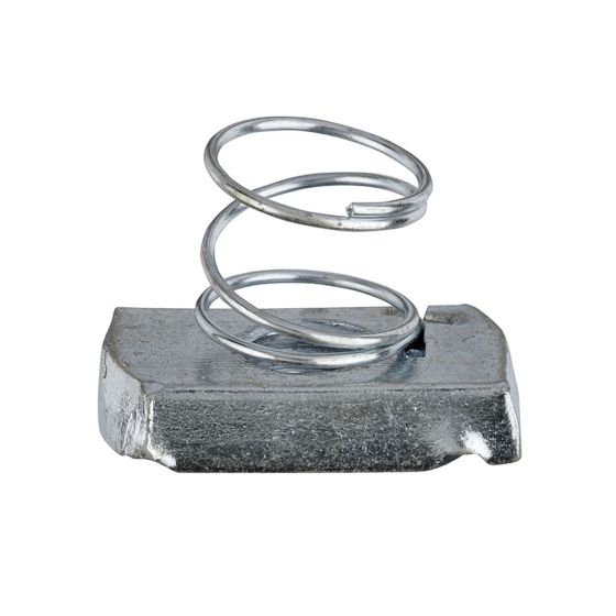 Short Spring Channel Nuts BZP - M12 - Box of 100