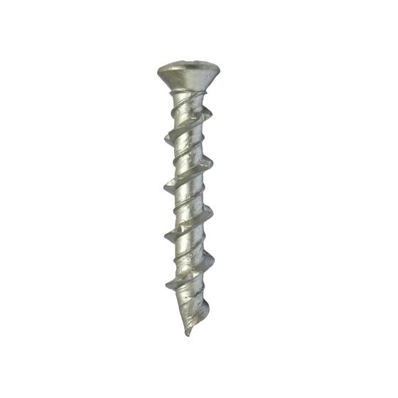 Wall Screws - Countersunk Head - BZP x 5mm x 38mm - Box of 100