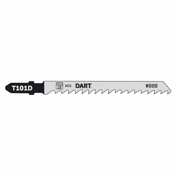 100mm Wood Cutting Jigsaw Blades 6 TPI - Pack of 5