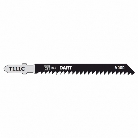 100mm Wood Cutting Jigsaw Blades 8 TPI - Pack of 5