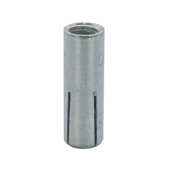 Drop In Anchor - Zinc Plated & Yellow Passivated 15mm x 50mm - Box of 50