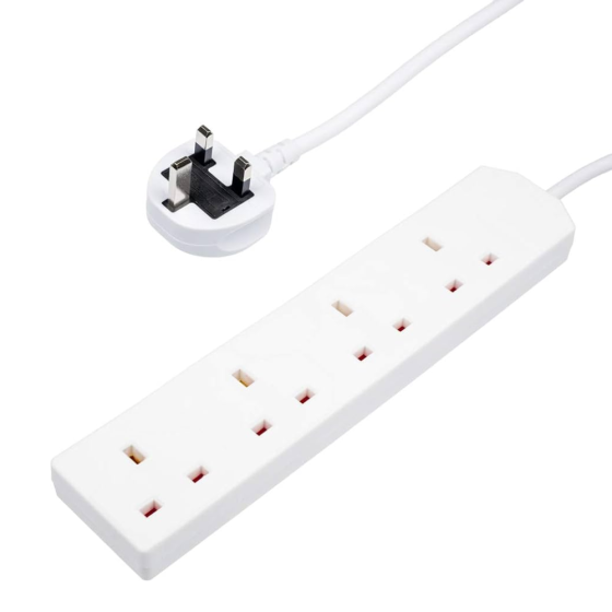 4 Way Extension Lead - 5m