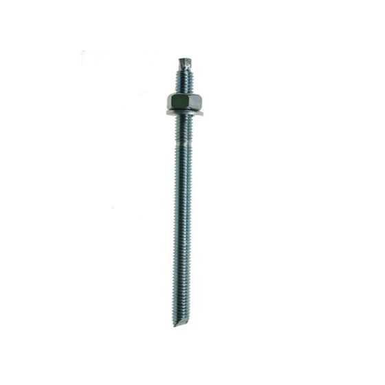 J-Fix Studs - Grade 5.8 - Recess Heads - Zinc Plated & Clear Passivated  - M20 x 260mm - Box of 10