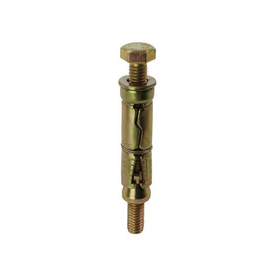 Loose Bolt - Zinc Plated & Yellow Passivated (8.8 Bolt) - M12 x 135/60mm - Box of 25