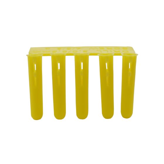 Standard Plastic Plugs - Yellow - 30mm - Box of 100