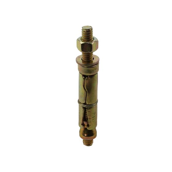 Projecting Bolt - Zinc Plated & Yellow Passivated  - M12 x 155mm - Box of 10