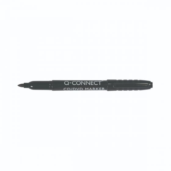 Q-Connect Black Permanent Marker Fine Tip - Pack of 10