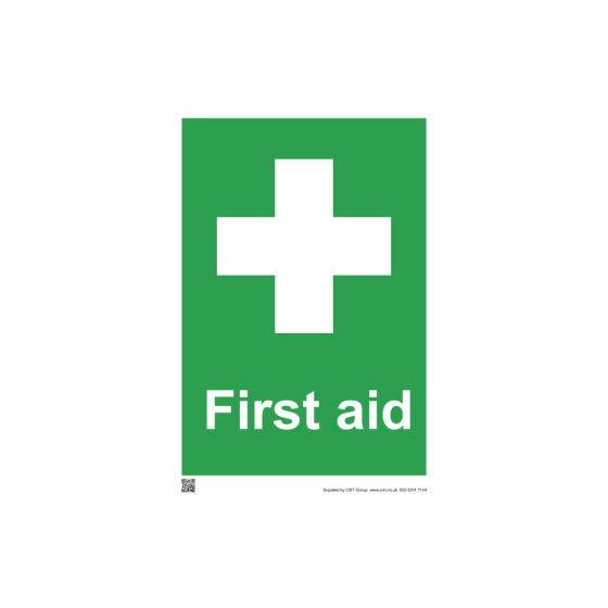 Safety Sign First Aid  420x594mm A2 - 3mm Correx