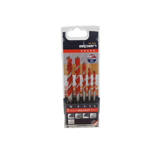 Drill Bits -  Multidrill Tungsten Carbide Universal Drill Metric - 4,5,6,8,10