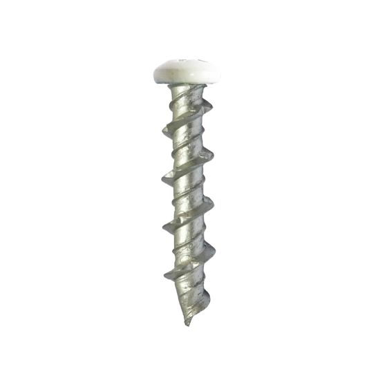 Wall Screws - Pan Head - White - 5mm x 32mm - Box of 100