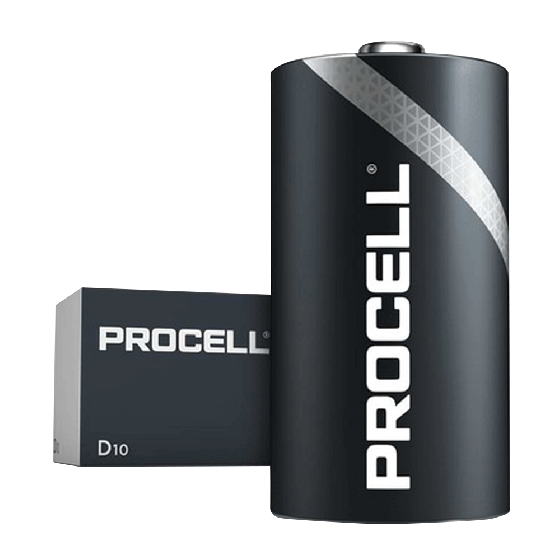 Procell Duracell Battery D - Pack of 10