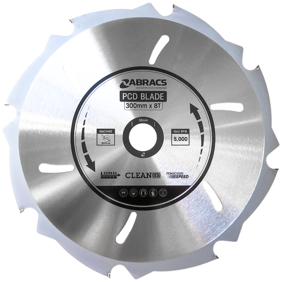 PCD Circular Blade 300mm x 30mm x 8T