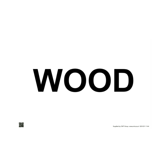 Site Sign - 3mm Correx - 420x594mm- Wood