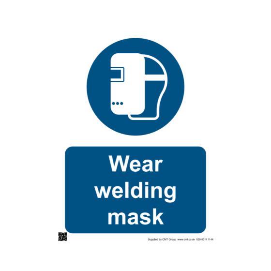 Site Sign - 3mm Correx - Wear welding mask - 297x420mm (A3)