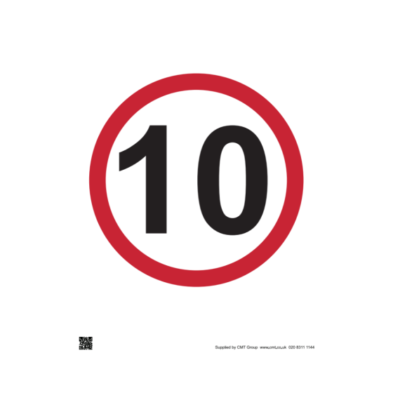 Site Sign - 6mm Correx - 594x841mm - 10mph