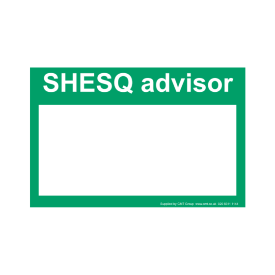 Site Sign - 3mm Correx - 210x297mm A4 - SHESQ Advisor