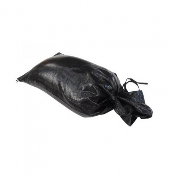 Black UV Poly Sandbags Pre Filled - 15kg Bag