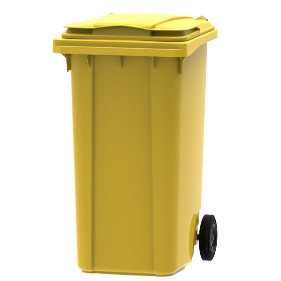 240 Litre Yellow Wheelie Bin | CMT Group