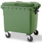 1100 Litre Green Wheelie Dustbin