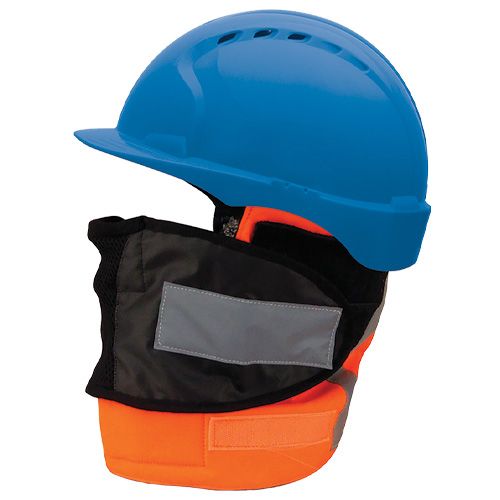 Full face helmet warmer