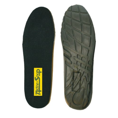 Activ-Step Deluxe Anti-Fatigue Insoles – Arch Support & Trimmable – UK 10 top and sole view | CMT Group