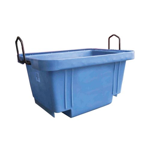 Universal Crane Lift Mortar Tub 300L recycled plastic with steel twin hooks | CMT Group