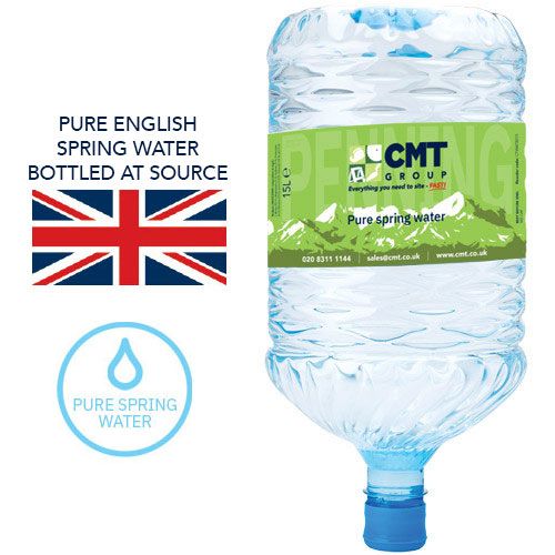 15 Litre Pure English Spring Mineral Water Recyclable Bottle | CMT Group UK