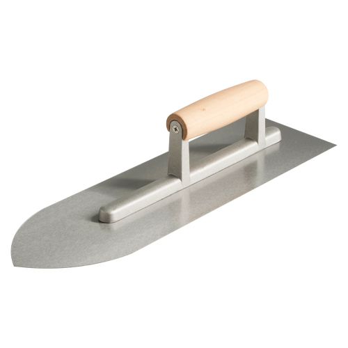 MAX Bullnose Flooring Trowel 400 x 120mm grade 50 steel blade with FSC wooden handle | CMT Group