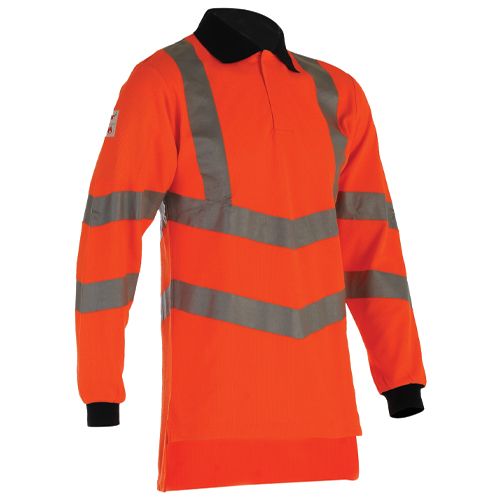 Pulsar Hi-Visibility FR-AST Long Sleeved Polo Shirt