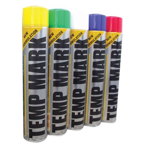 Temporary Line Marker Spray  -  Yellow