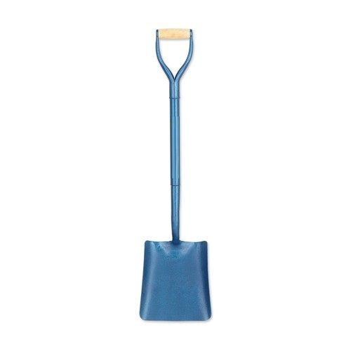 All Steel Lightweight Square Mouth Shovel with blue steel blade and MYD handle | CMT Group
