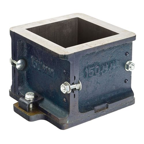 2 Part Concrete test cube mould steel 4" square (100mm)