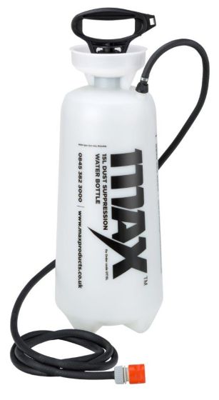MAX Heavy Duty 15L Dust Suppression Water Bottle - Universal Fit full sprayer with hose and connector | CMT Group