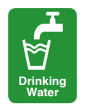 Safety Sign - Rigid PVC - 100 x150mm  Drinking Water
