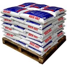 20KG High Quality Brown Rock Salt - Pallet of 50