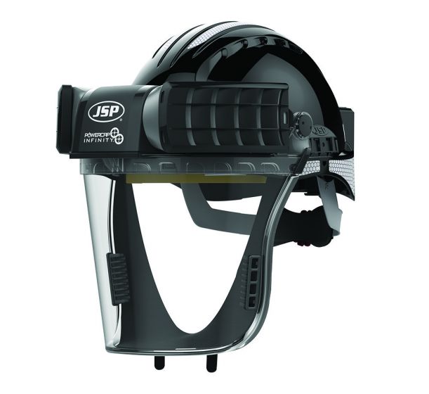 JSP Powercap Infinity Powered Air - Black Helmet