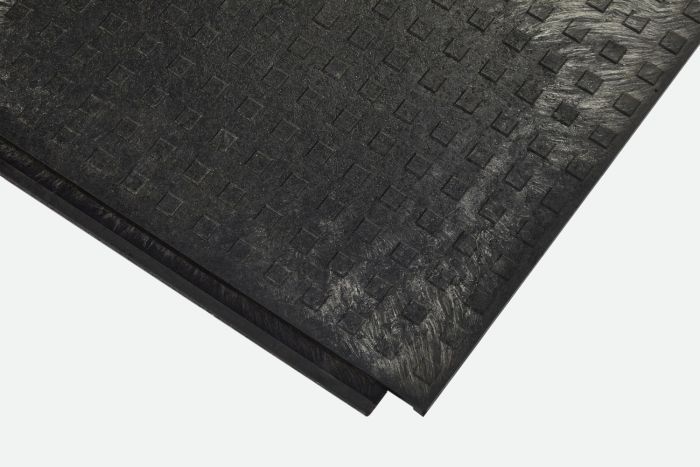 GroundTrak Anti-Slip Matting - 800mm x 1200mm x 22mm - Black