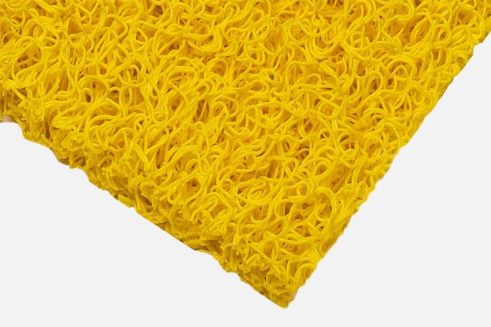 Spaghetti Site Mat PVC 12mm -  100cm x 10m - Yellow