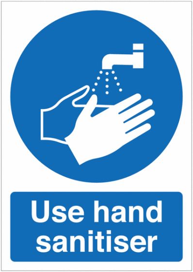 Use Hand Sanitiser Sign