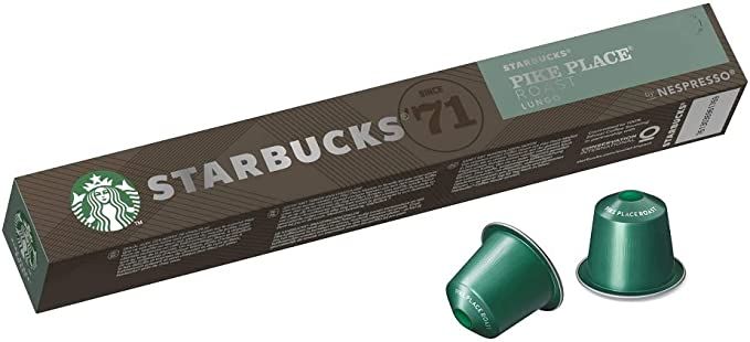 Starbucks Nespresso  Pike Place Coffee Pods - Pack of 10