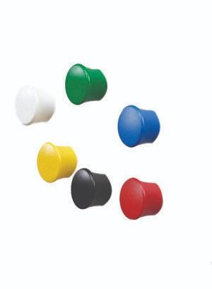 Assorted Colours Magnetic Pin 18mm - Pack of 12