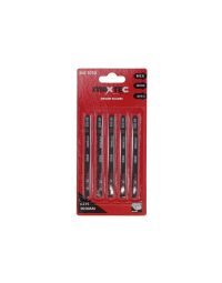 MAXTEC HCS Jigsaw Blade 100mm 6 TPI - Soft Wood Fast Cut - Pack of 5
