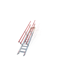 Aluminium Portable Stairs 15 Step Hire