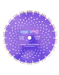 Concrete Cutting Diamond Blade – Standard – 7mm Segment – 300x20mm – OTEC D15E for floor saw concrete cutting | CMT Group