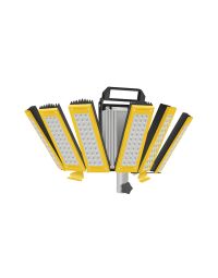 360° TowerLight site floodlight 600W 84000lm LED panels in full fan spread 360° configuration head only | CMT Group UK