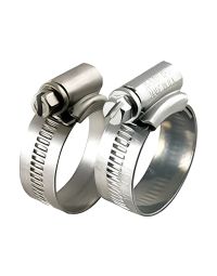Jubilee clip close-up worm drive screw and band adjustment mechanism | CMT Group UK