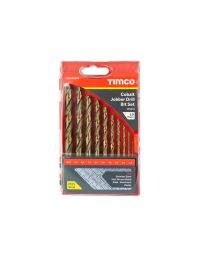 HSS Cobalt Drill Bit Set 1-10mm - 10 Pieces | CMT Group UK